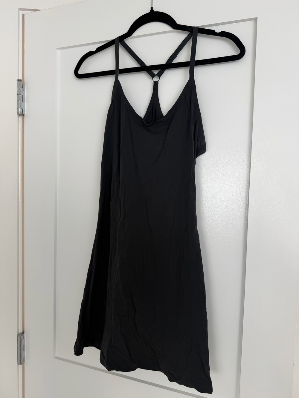 Outdoor Voices Black Strappy Workout Dress